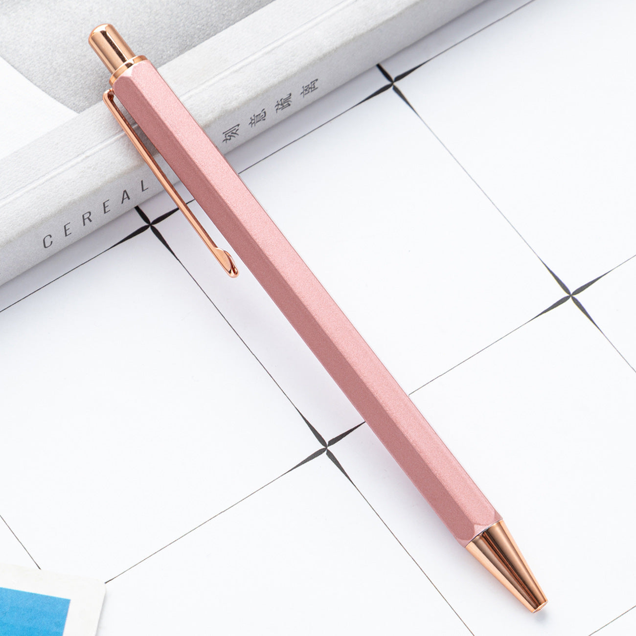 Wholesale Hexagonal Push Metal Ballpoint Pen